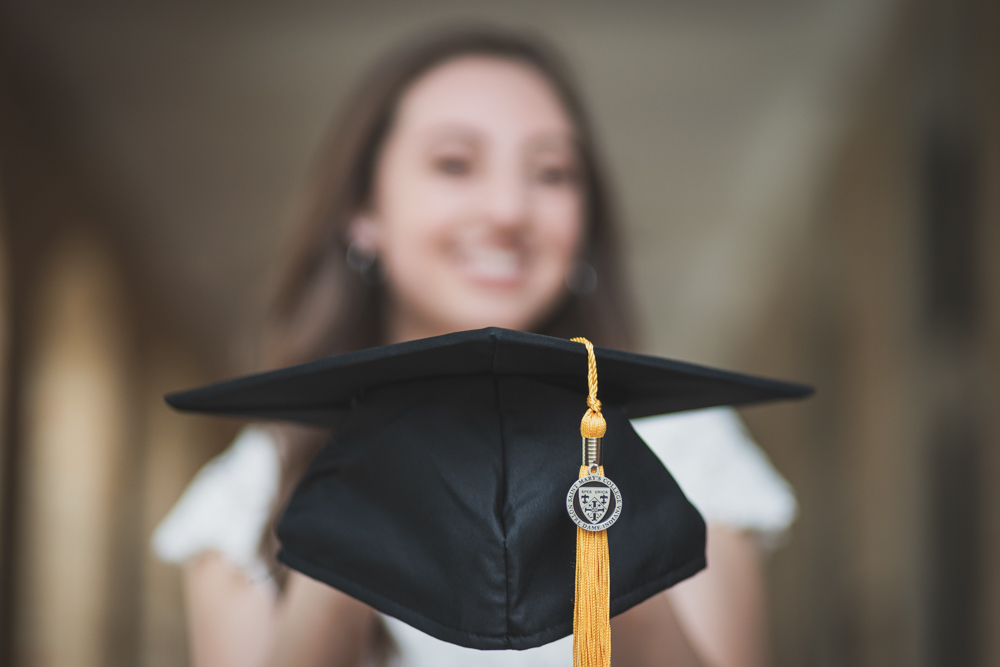 A high school senior portrait taken by Stand Still Photography